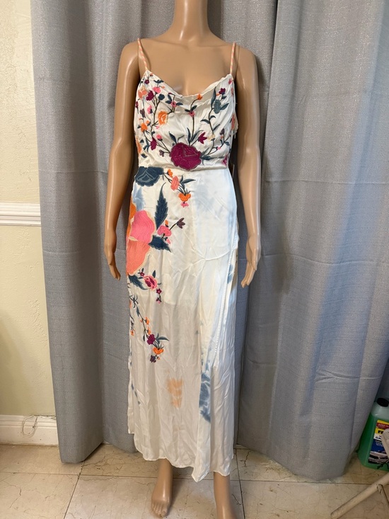 UO Jessa Belted Slip Midi Dress  small nwt - Picture 11 of 14